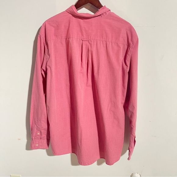 CHAPS pink button down long sleeve casual shirt - Picture 5 of 10